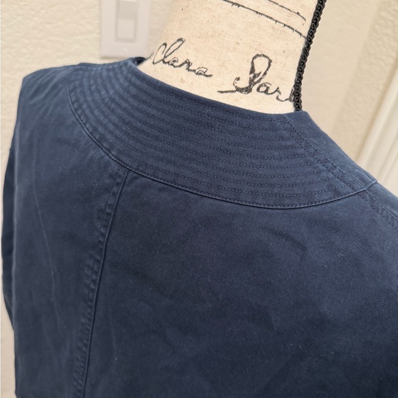 New With Tags Apiece Apart Navy Cotton Blazer Jacket - Picture 7 of 12